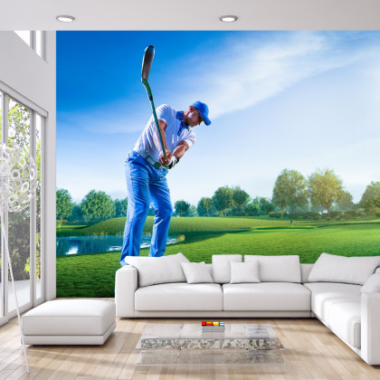 Fototapeta Golfista W Czasie Rozgrywki