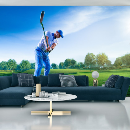 Fototapeta Golfista W Czasie Rozgrywki