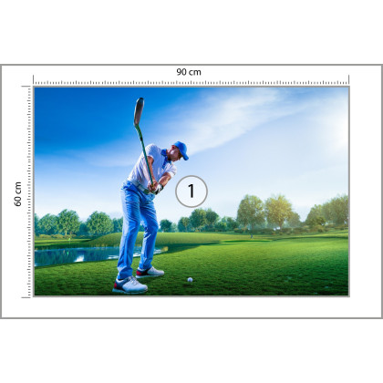 Fototapeta Golfista W Czasie Rozgrywki
