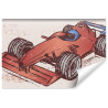 Fototapeta Bolid F1 W Stylu Grunge