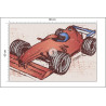 Fototapeta Bolid F1 W Stylu Grunge