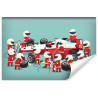 Fototapeta Pit Stop Bolidu F1