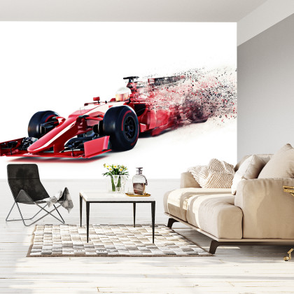 Fototapeta Abstrakcyjny Bolid F1