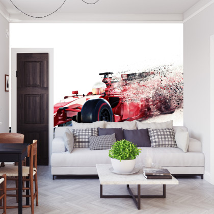 Fototapeta Abstrakcyjny Bolid F1