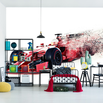 Fototapeta Abstrakcyjny Bolid F1