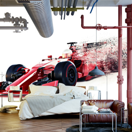 Fototapeta Abstrakcyjny Bolid F1