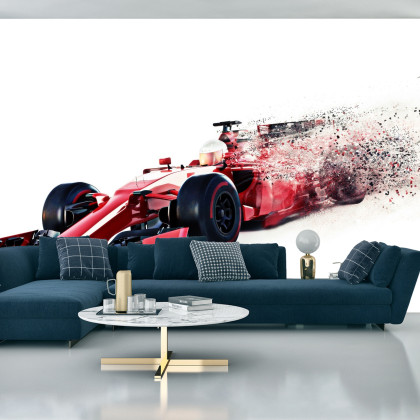 Fototapeta Abstrakcyjny Bolid F1