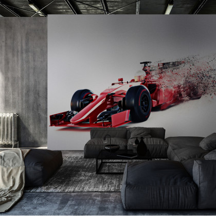 Fototapeta Abstrakcyjny Bolid F1