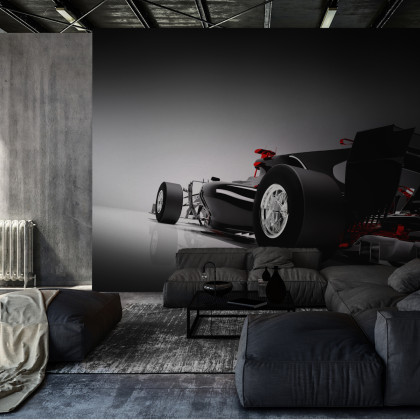 Fototapeta Bolid F1 Z Tyłu