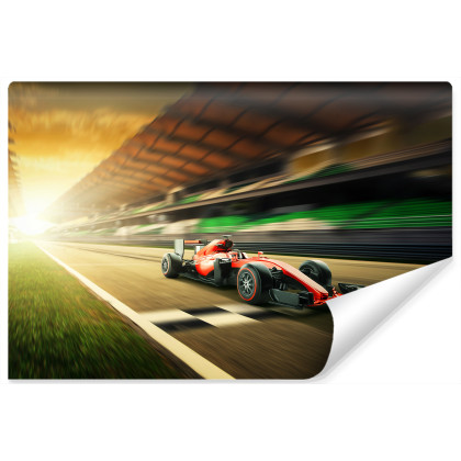 Fototapeta Bolid F1 Na Lini Finiszu