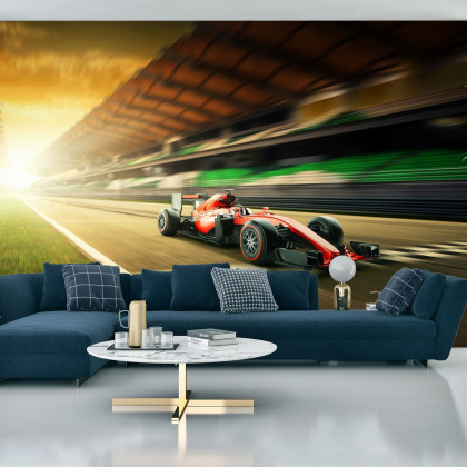 Fototapeta Bolid F1 Na Lini Finiszu