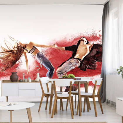 Fototapeta Hip-Hopowa Para Taneczna