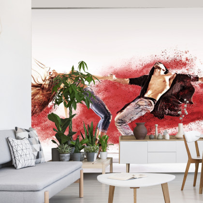 Fototapeta Hip-Hopowa Para Taneczna