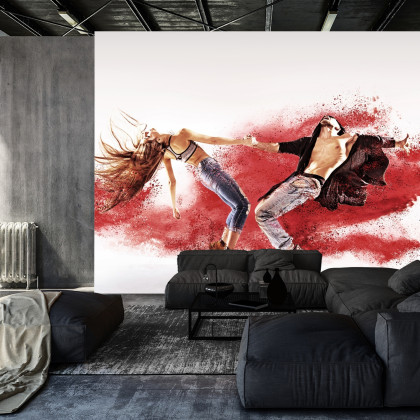 Fototapeta Hip-Hopowa Para Taneczna
