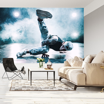 Fototapeta Tancerz Breakdance Podczas Występu