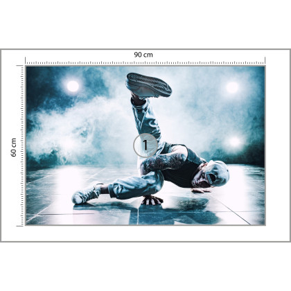 Fototapeta Tancerz Breakdance Podczas Występu
