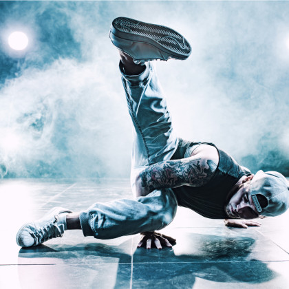 Fototapeta Tancerz Breakdance Podczas Występu