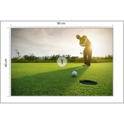 Fototapeta Golfista W