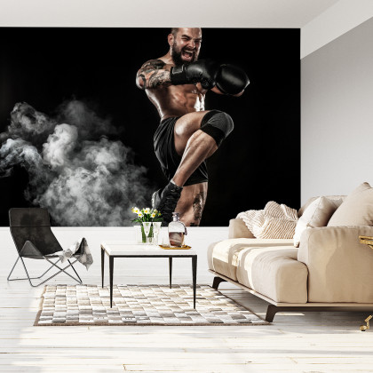 Fototapeta Wściekły Bokser