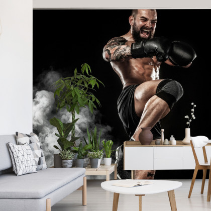 Fototapeta Wściekły Bokser