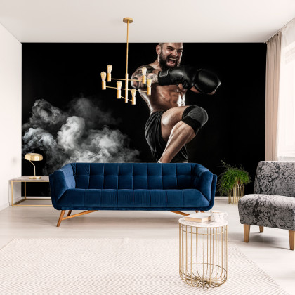 Fototapeta Wściekły Bokser