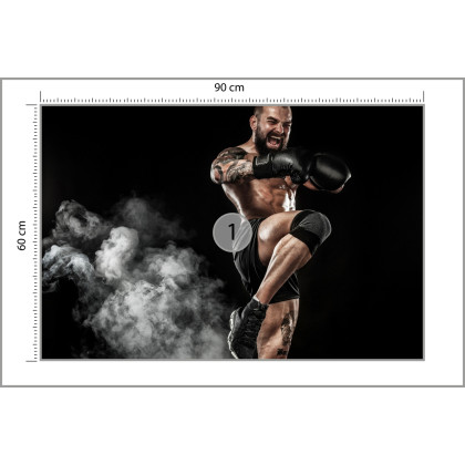 Fototapeta Wściekły Bokser