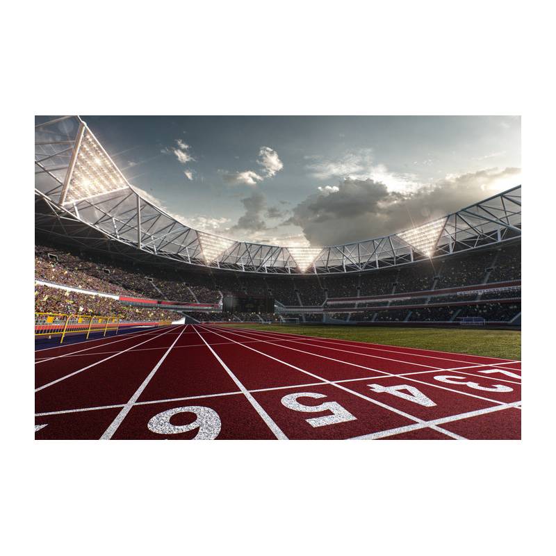 Fototapeta Miejsca Startowe Do Biegu Na Stadionie