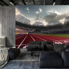 Fototapeta Miejsca Startowe Do Biegu Na Stadionie