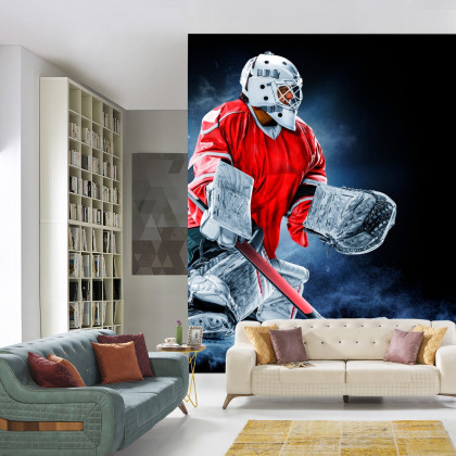 Fototapeta Bramkarz Hokejowy