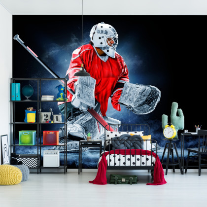Fototapeta Bramkarz Hokejowy