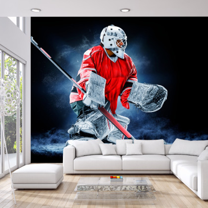 Fototapeta Bramkarz Hokejowy