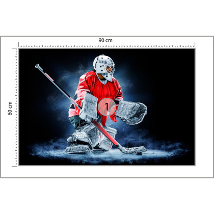 Fototapeta Bramkarz Hokejowy