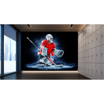 Fototapeta Bramkarz Hokejowy