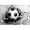 Fototapeta Piłka Nożna - Efekt 3D