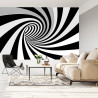 Fototapeta 3D Tunel-Czarno-Biała