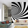 Fototapeta 3D Tunel-Czarno-Biała