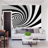 Fototapeta 3D Tunel-Czarno-Biała