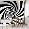Fototapeta 3D Tunel-Czarno-Biała