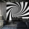 Fototapeta 3D Tunel-Czarno-Biała
