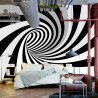 Fototapeta 3D Tunel-Czarno-Biała