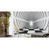 Fototapeta 3D Tunel - Czarno-Biała