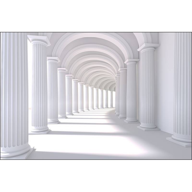 Fototapeta 3D Tunel - Kolumny