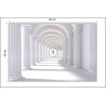 Fototapeta 3D Tunel - Kolumny