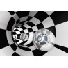 Fototapeta 3D Tunel - Szachownica