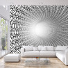 Fototapeta 3D Tunel - Czarno-Biała