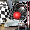 Fototapeta 3D Tunel - Szachownica