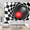Fototapeta 3D Tunel - Szachownica