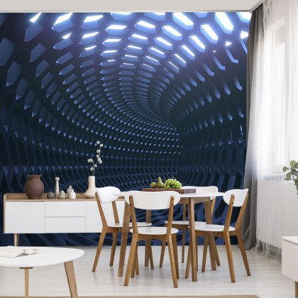 Fototapeta 3D Tunel - Abstrakcja