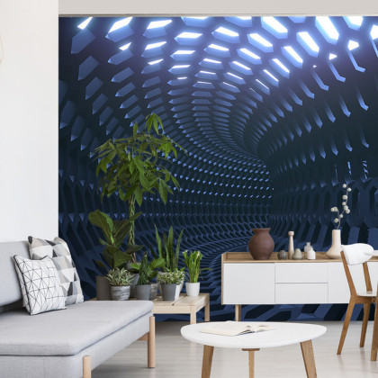 Fototapeta 3D Tunel - Abstrakcja