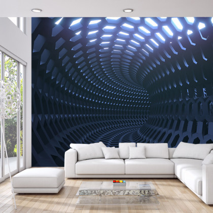 Fototapeta 3D Tunel - Abstrakcja